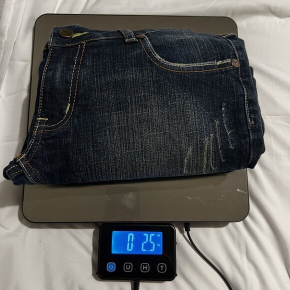 Miss O&Y Women's Embellished Denim Jeans With Rhinestone Pocket Detailing - Picture 11 of 11